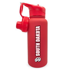 South Dakota Coyotes 34oz. Stainless Bottle with 2 Lids