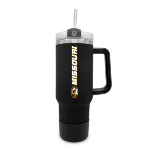 Missouri Tigers 40oz. Stainless Tumbler with Handle & Removable Straw