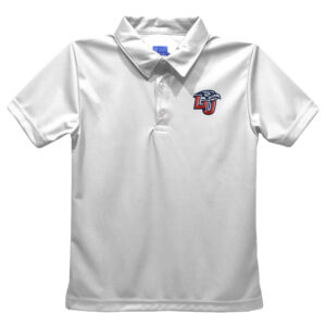 Youth Vive La Fete  White Liberty Flames Solid Polo