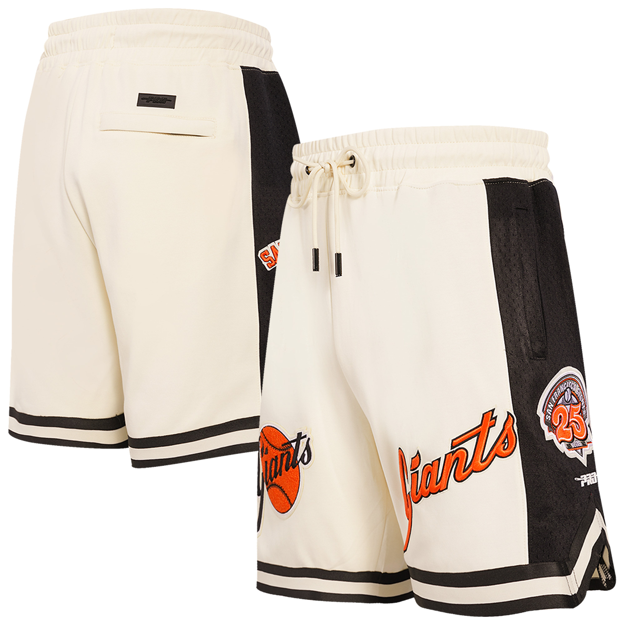 Men's Pro Standard Cream San Francisco Giants Retro Classic 2.0 Shorts