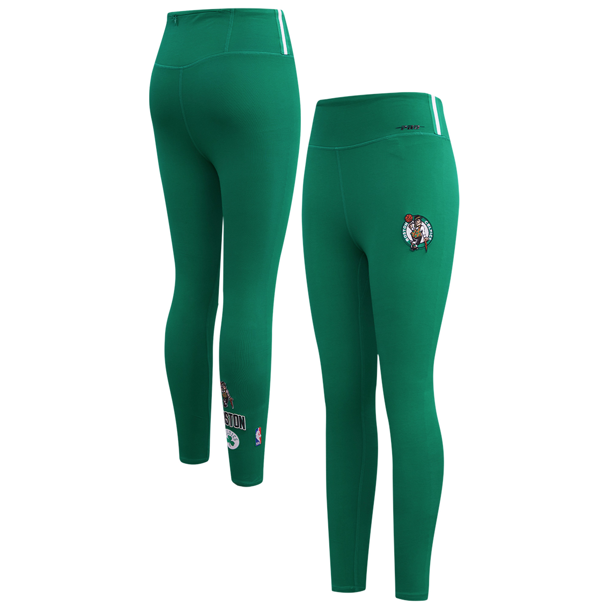 Women's Pro Standard Kelly Green Boston Celtics Retro Classic Tri-Blend Leggings