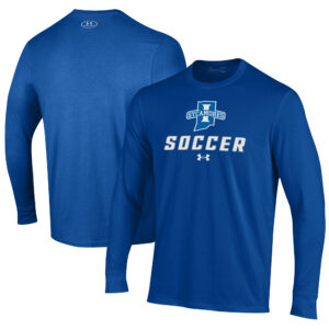 Men's Under Armour Royal Indiana State Sycamores Soccer Performance Long Sleeve T-Shirt