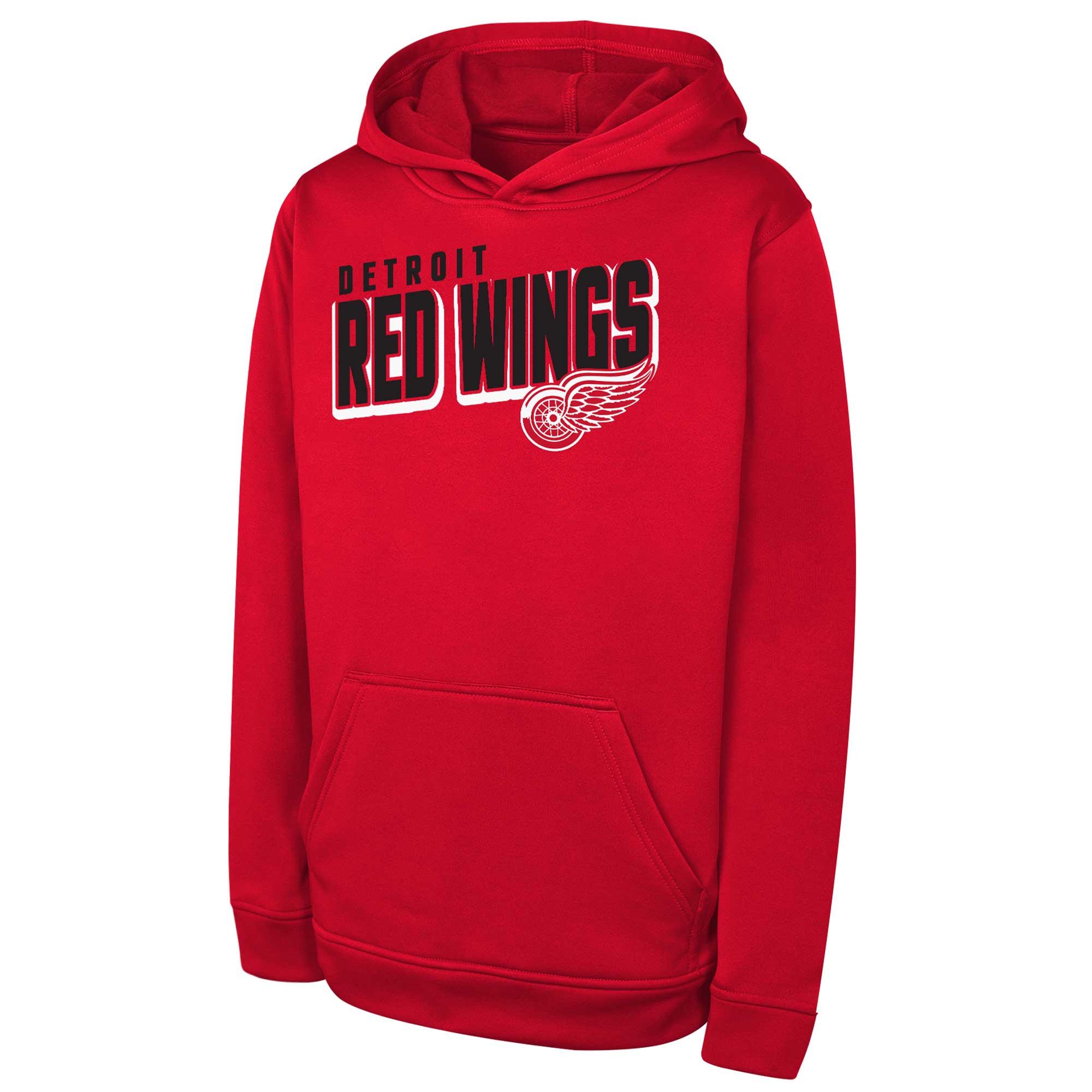 Youth Red Detroit Red Wings Cyber Punk Performance Hoodie