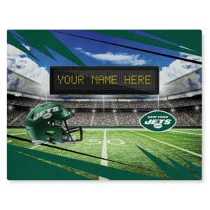 The Northwest Group New York Jets Scoreboard Personalized 62" x 84" Washable Rug