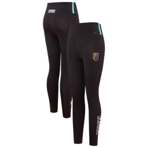 Women's Pro Standard Black Vegas Golden Knights Classic Tri-Blend Leggings