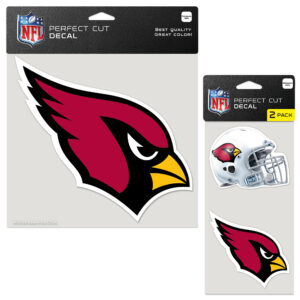 WinCraft Arizona Cardinals Perfect Cut Decal Two-Pack Set