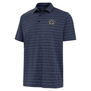 Men's Antigua Heather Navy Philadelphia Union Urge Polo