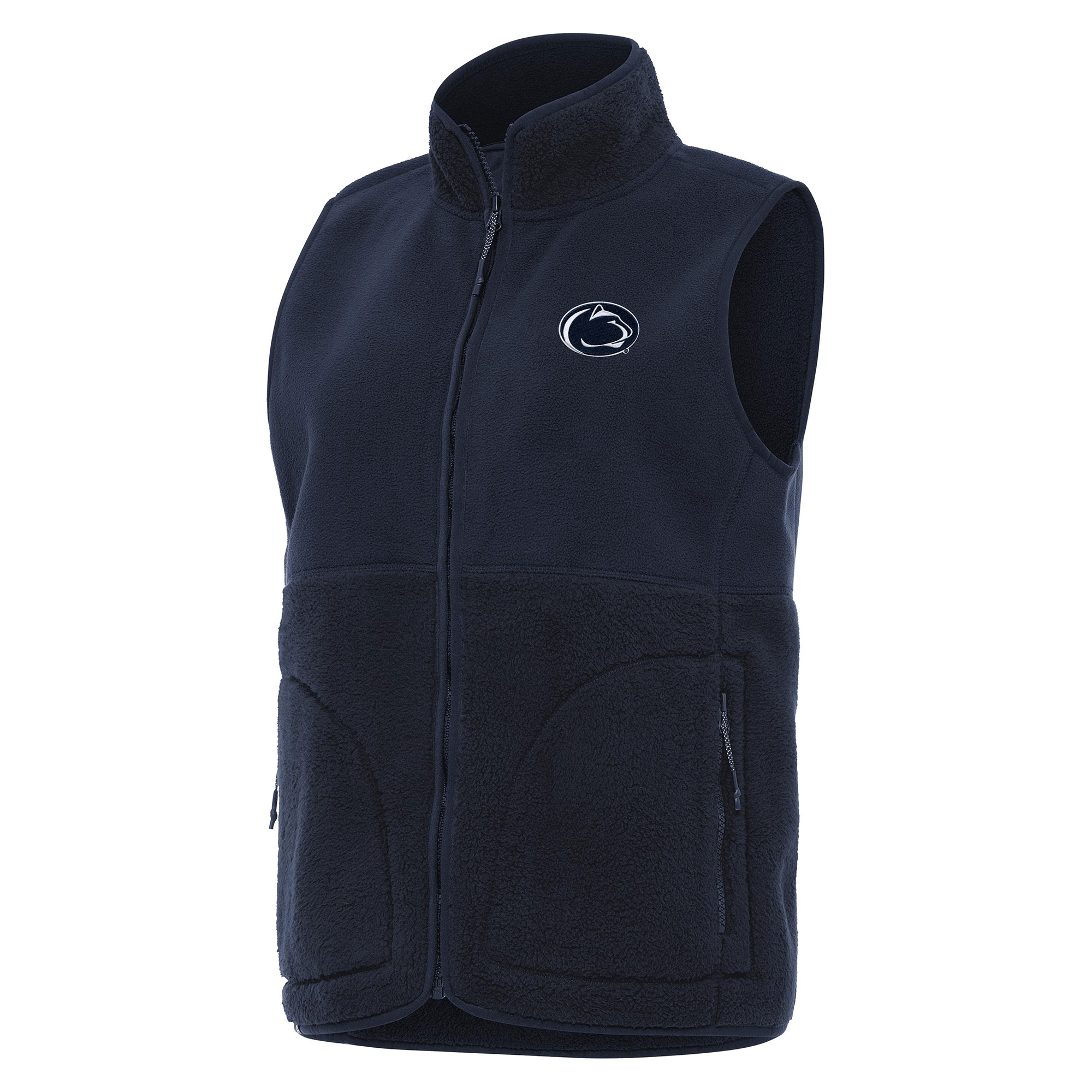 Women's Antigua Navy Penn State Nittany Lions Nostalgic Full-Zip Vest