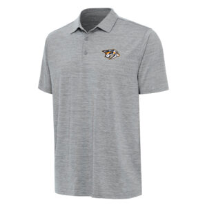 Men's Antigua  Heather Gray Nashville Predators Layout Polo