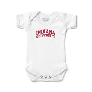 Newborn & Infant Chad & Jake White Indiana Hoosiers Bodysuit
