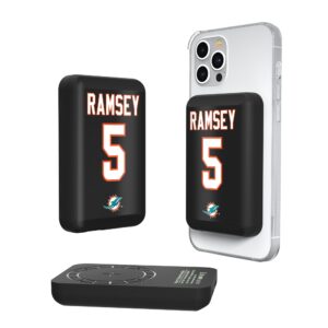 Keyscaper Jalen Ramsey Miami Dolphins 5000mAh Wireless Magnetic Power Bank