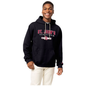Men's League Collegiate Wear  Navy St. John's Red Storm Essentials 2.0 Fleece Pullover Hoodie