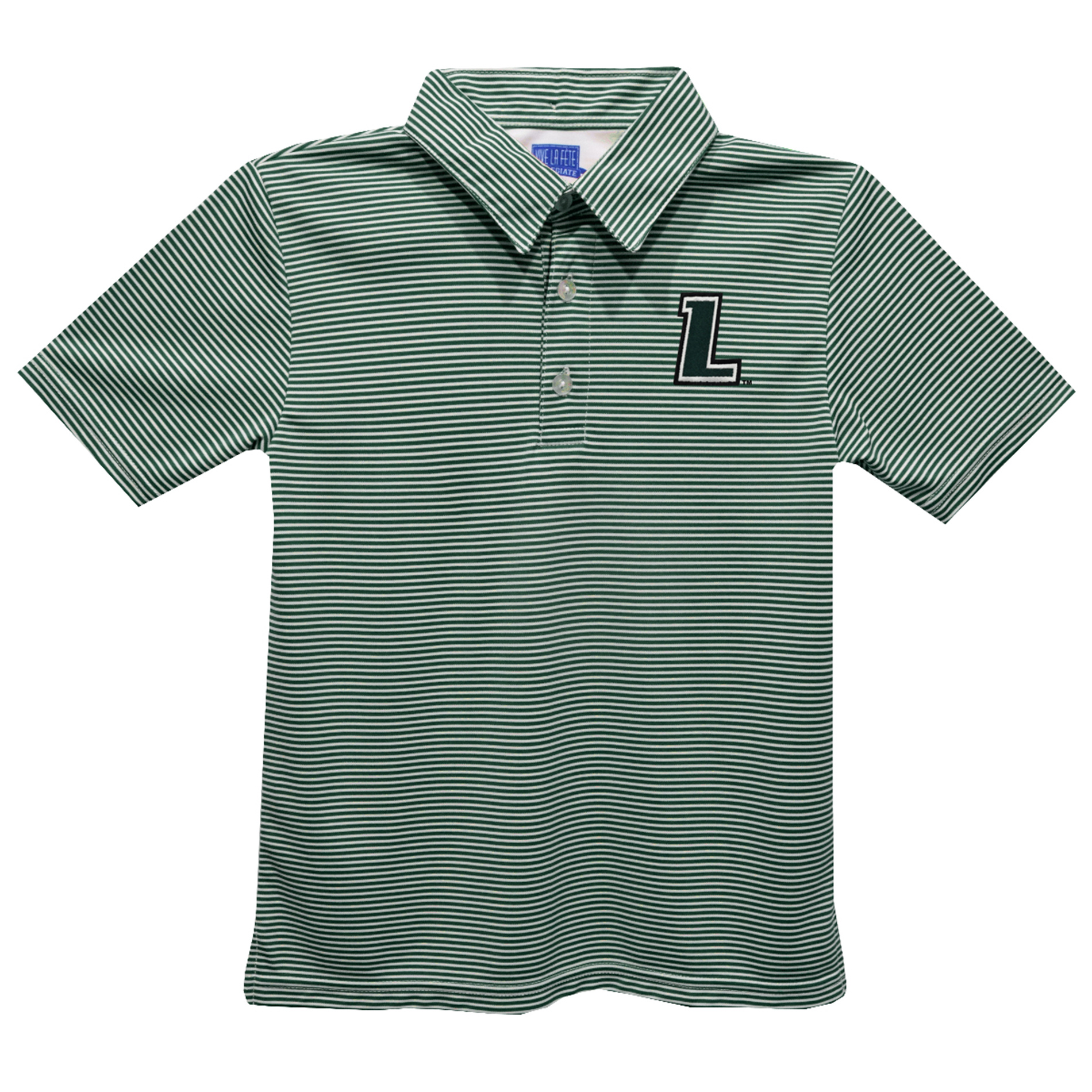 Toddler Vive La Fete Green Loyola Greyhounds Pencil Stripe Polo