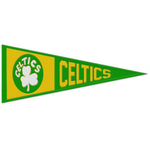 WinCraft Boston Celtics 13" x 32" Retro Logo Pennant
