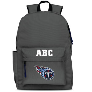 MOJO Gray Tennessee Titans Personalized Campus Laptop Backpack
