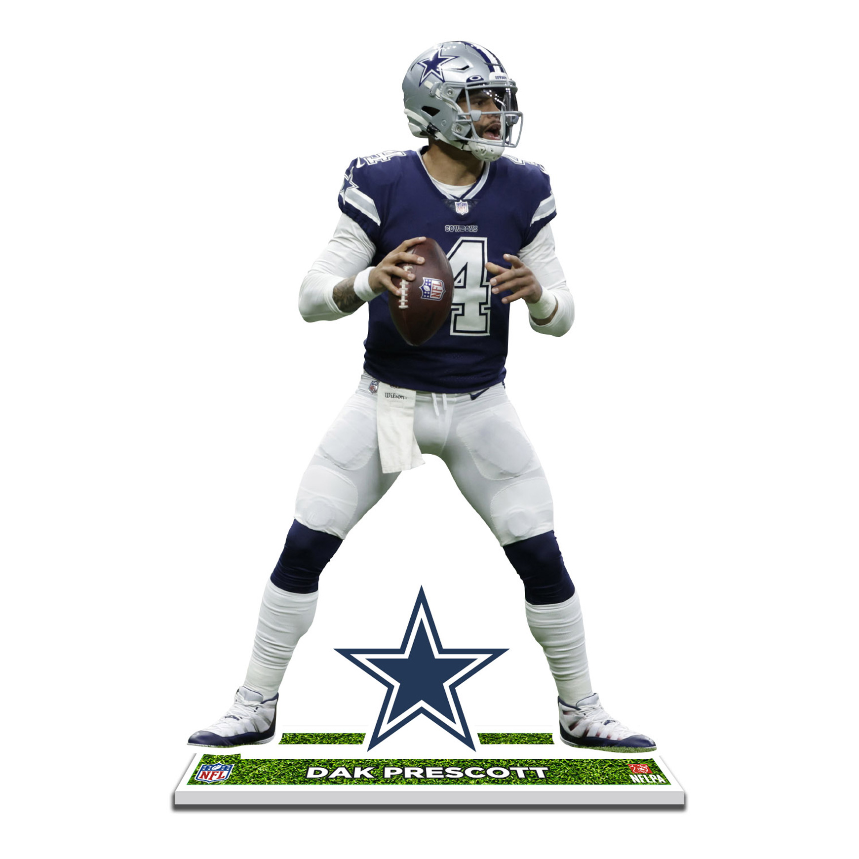 Dak Prescott Dallas Cowboys 12'' Player Standee Desktop Display