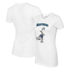 Women's Tiny Turnip White Seattle Mariners Bronto T-Shirt