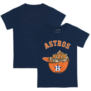 Infant Tiny Turnip Navy Houston Astros Nacho Helmet T-Shirt