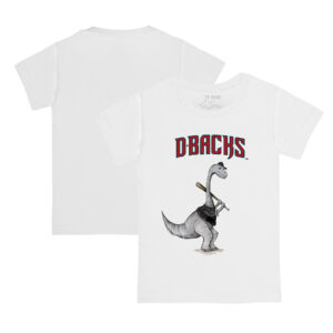 Youth Tiny Turnip White Arizona Diamondbacks Bronto Logo T-Shirt