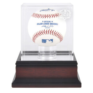 San Francisco Giants 2012 World Series Champs Antique Mahogany Baseball Logo Display Case
