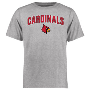 Men's Ash Louisville Cardinals Proud Mascot T-Shirt