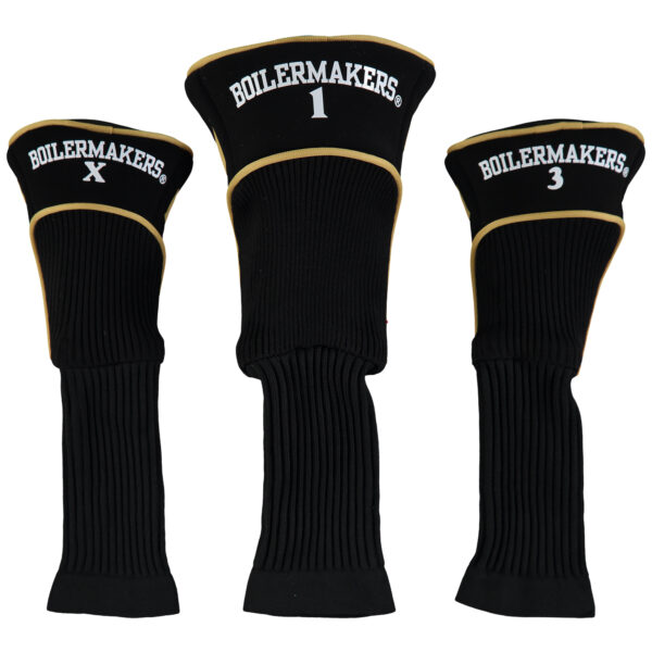 Purdue Boilermakers 3-Pack Contour Golf Club Head Covers - Image 5
