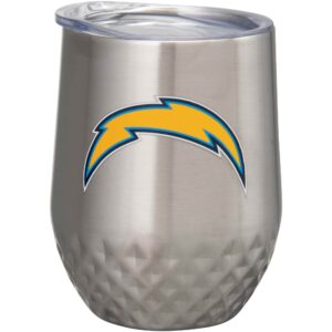Los Angeles Chargers 12oz. Stainless Steel Stemless Diamond Tumbler