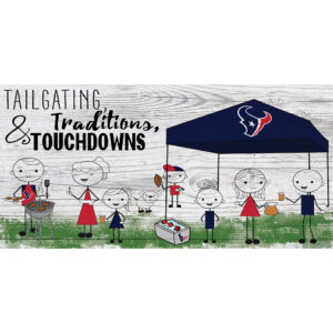Houston Texans 6'' x 12'' Fansticks Tailgate Sign