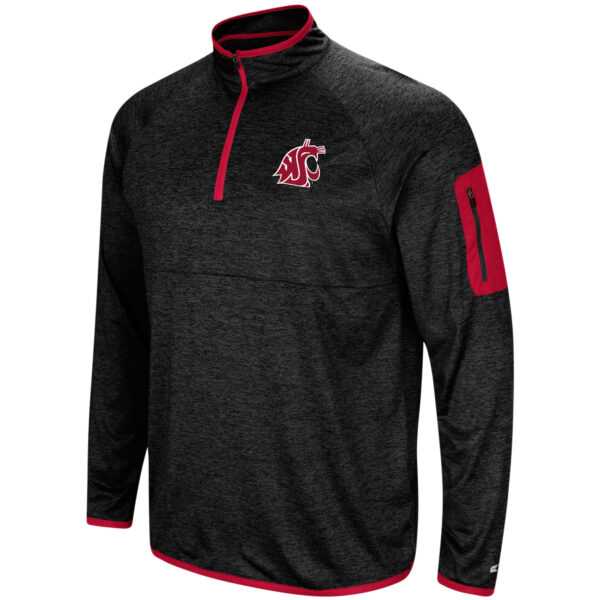 Men's Champion Heathered Gray Arizona State Sun Devils Vault Logo Reverse Weave Pullover Sweatshirt - Image 3