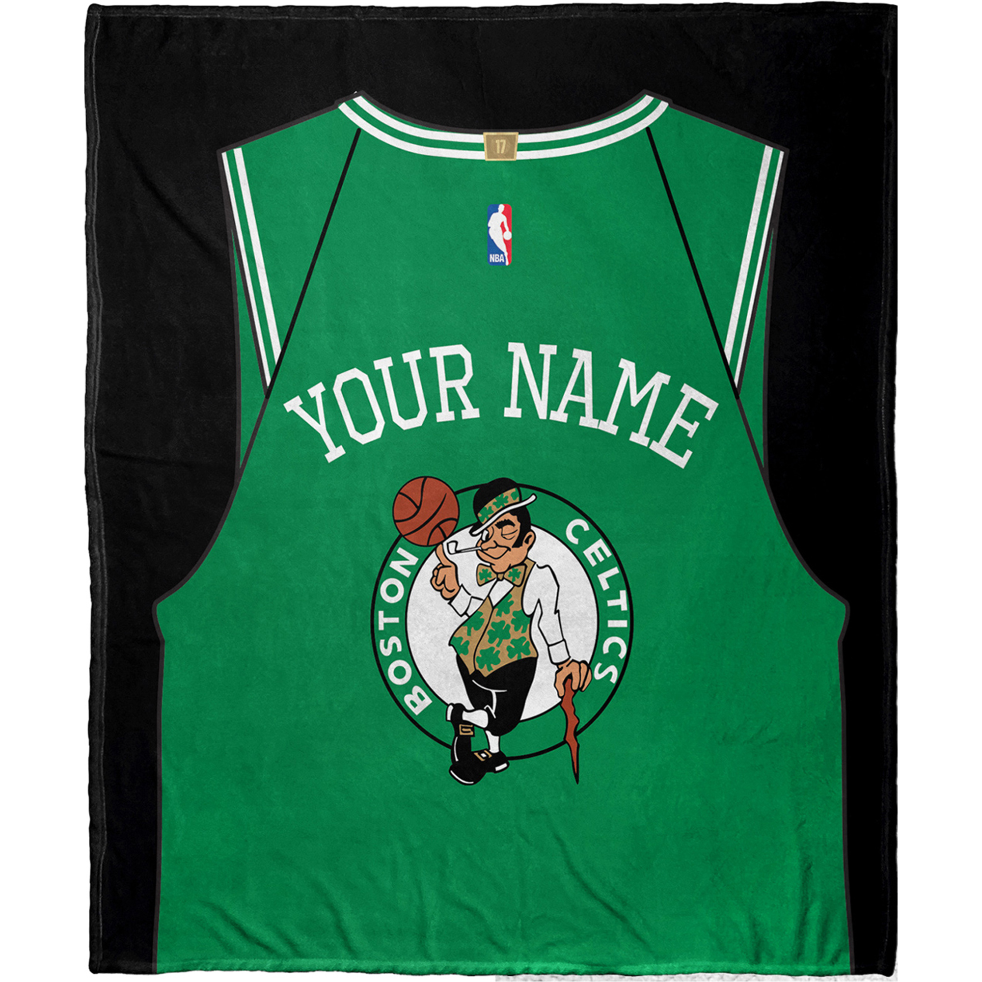 The Northwest Company Boston Celtics 50'' x 60'' Personalized Silk Touch Sherpa Throw