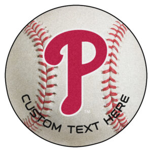 Philadelphia Phillies 27'' Personalized Baseball Mat