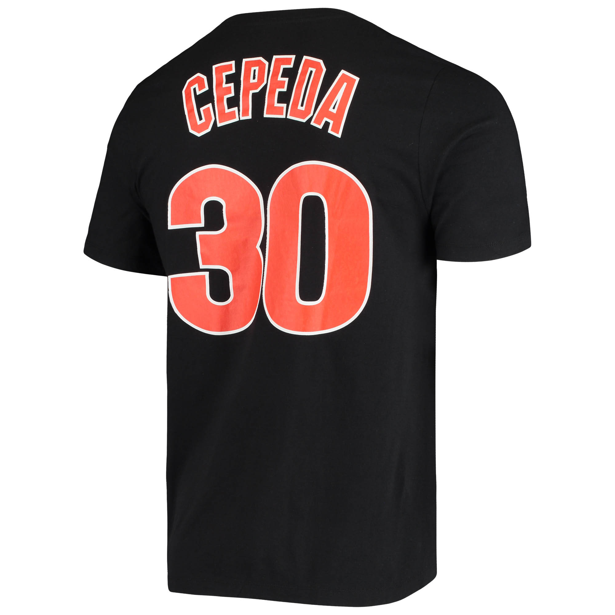 Men's Nike Orlando Cepeda Black San Francisco Giants Name & Number T-Shirt - Image 5