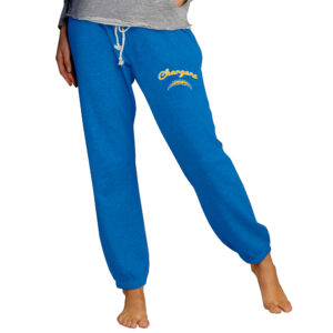Women's Concepts Sport Royal Los Angeles Chargers Mainstream Knit Jogger Pants