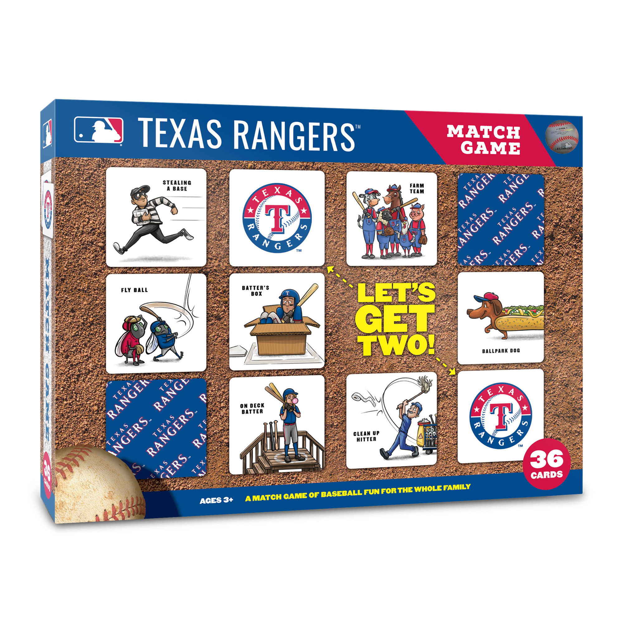 Texas Rangers Licensed Memory Match Game - Image 8