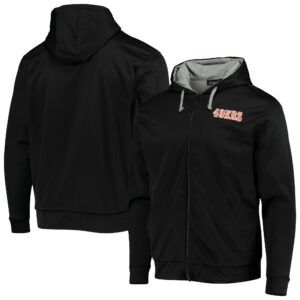 Men's Dunbrooke Black/Gray San Francisco 49ers Apprentice Full-Zip Hoodie