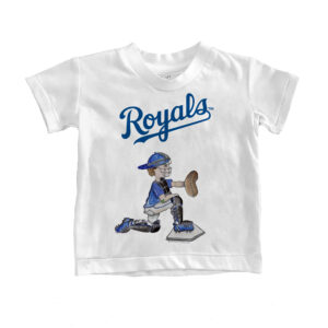 Youth Tiny Turnip White Kansas City Royals Caleb the Catcher T-Shirt