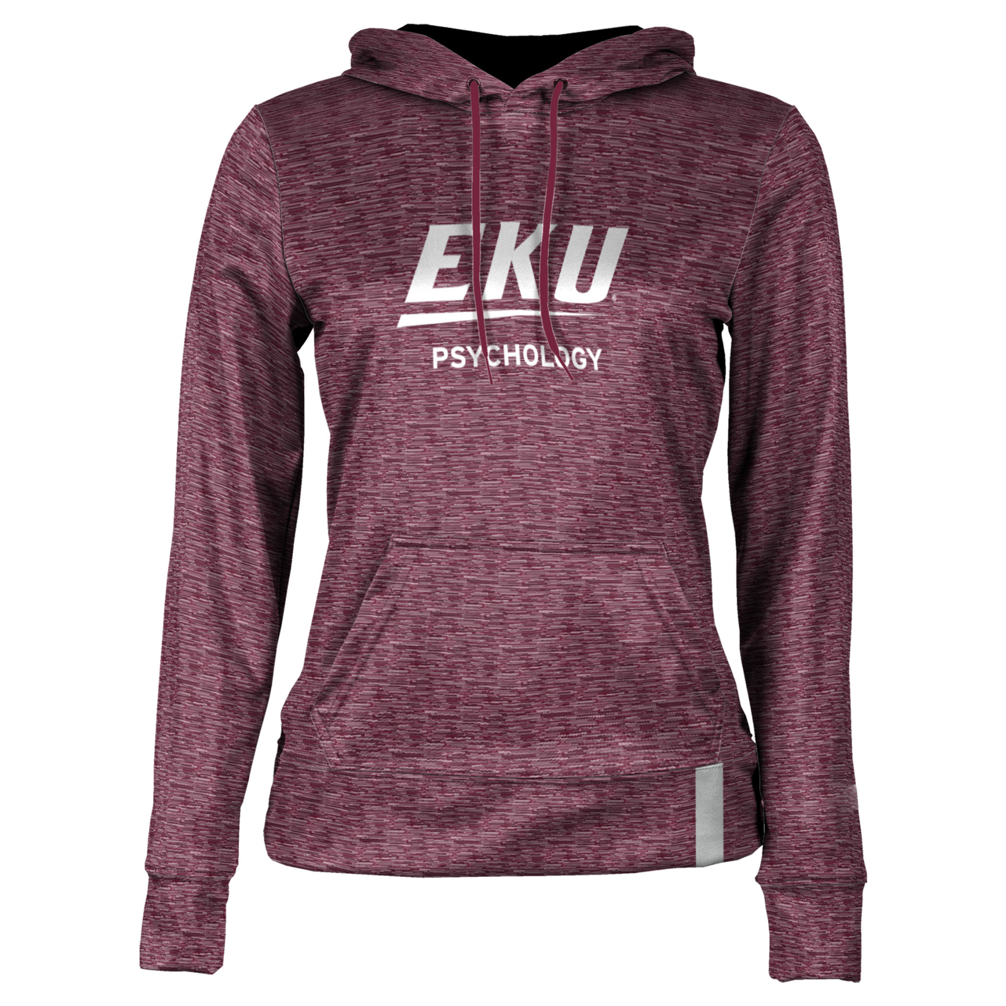 Women's Maroon Eastern Kentucky Colonels Psychology Pullover Hoodie - Image 3