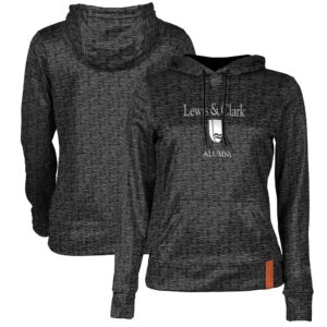 Women's Black Lewis & Clark College Pioneers Alumni Pullover Hoodie