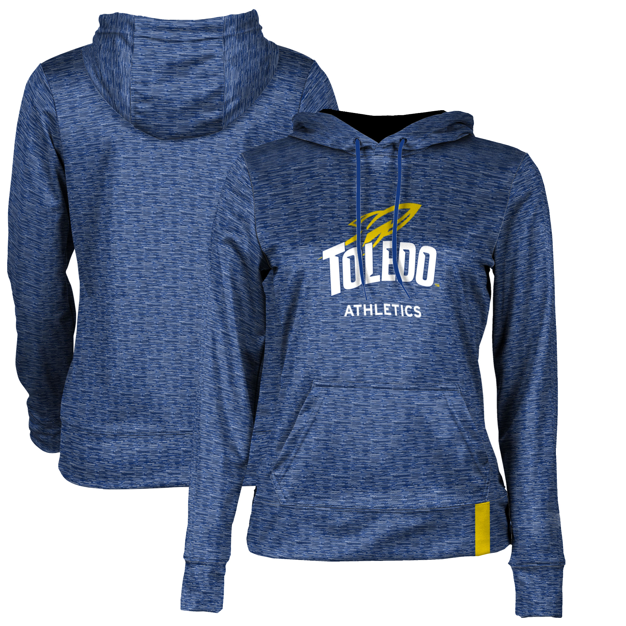 Women's Blue Toledo Rockets Athletics Pullover Hoodie - Image 5