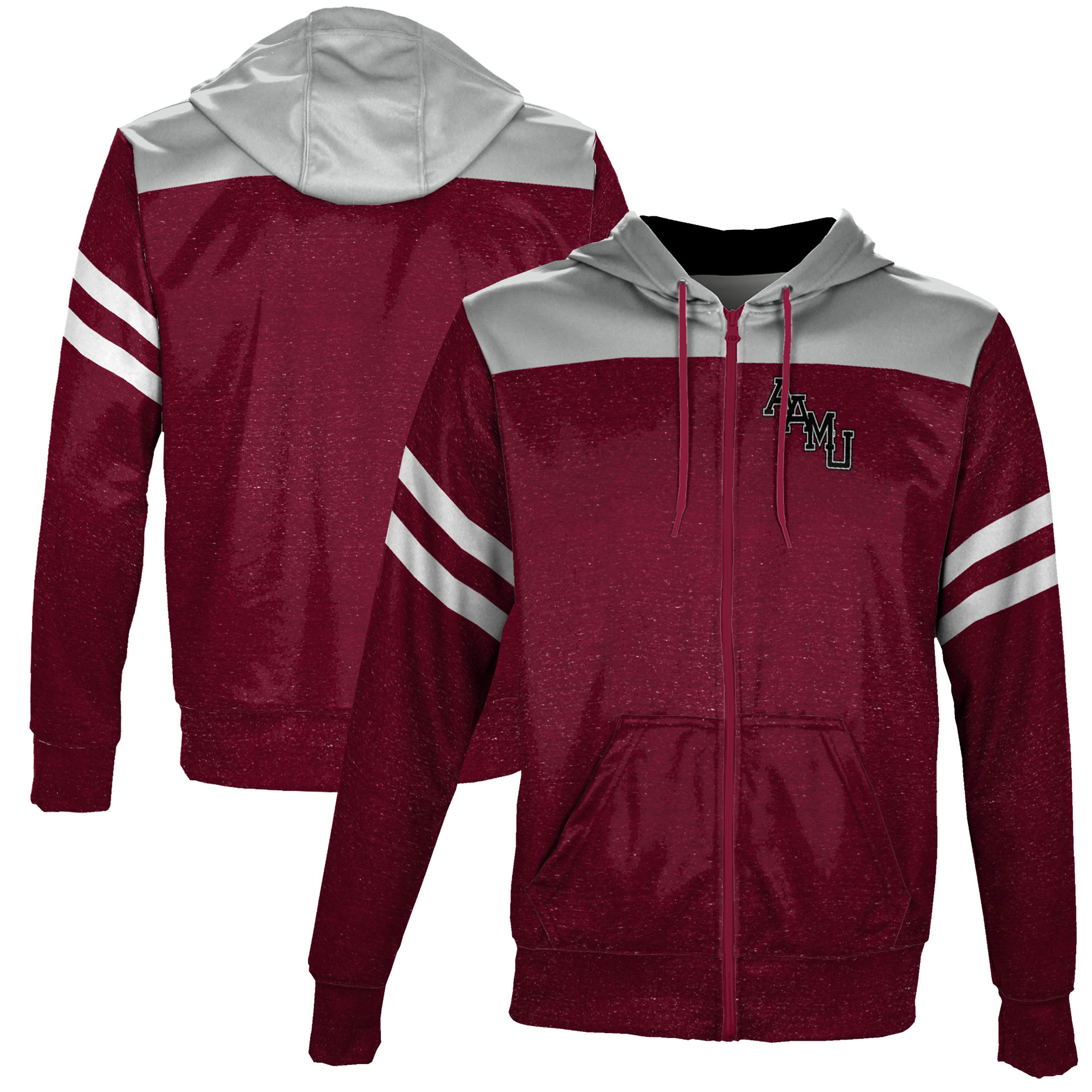 Men's Black Western Michigan Broncos True Sport Football Pullover Hoodie - Image 2