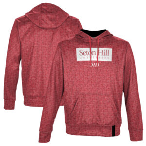 Men's ProSphere Crimson Seton Hill Griffins Dad Name Drop Pullover Hoodie