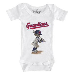 Infant Tiny Turnip White Cleveland Guardians James Bodysuit