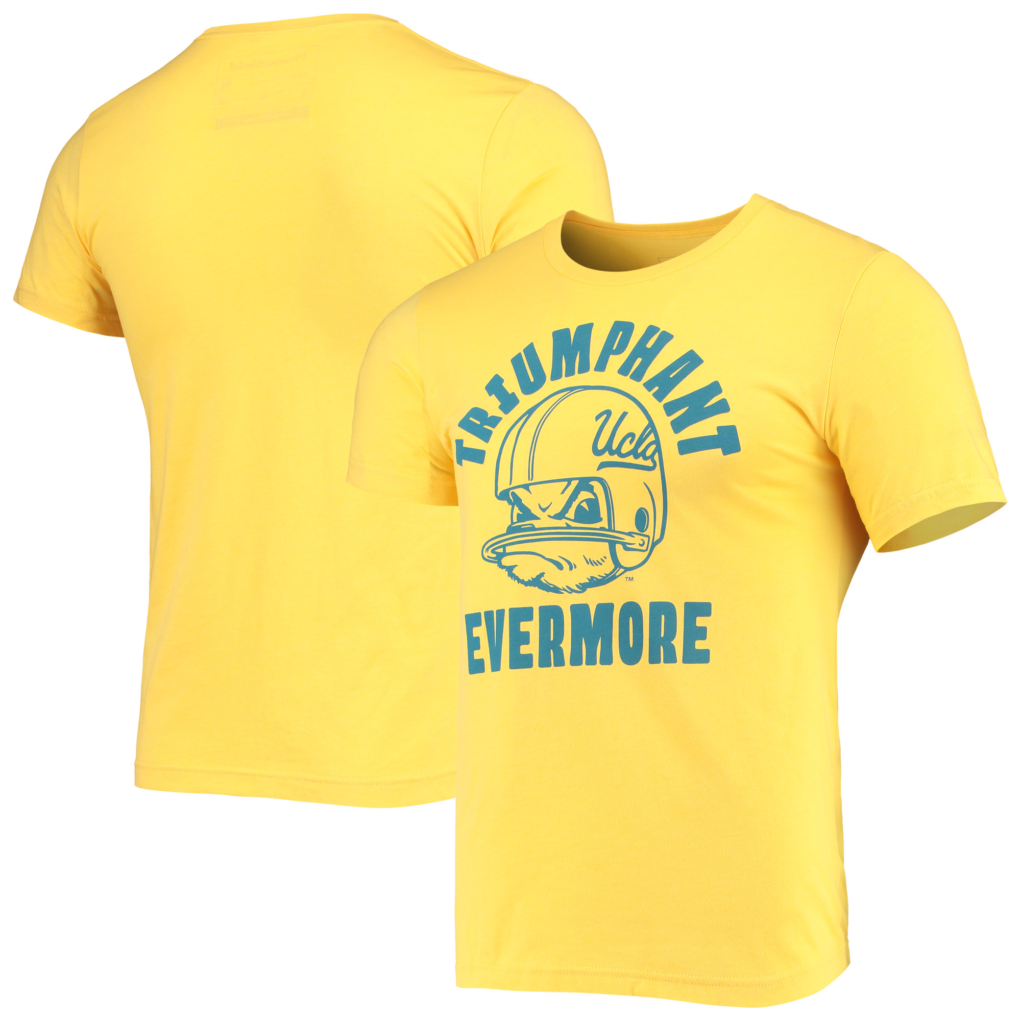 Men's Homefield Heathered Gold UCLA Bruins Triumphant Vintage T-Shirt - Image 2