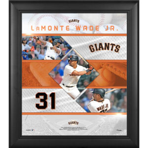 LaMonte Wade Jr. San Francisco Giants Framed 15" x 17" Stitched Stars Collage