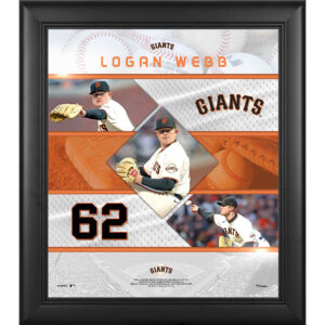 Logan Webb San Francisco Giants Framed 15" x 17" Stitched Stars Collage
