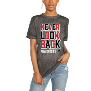 Women's Gameday Couture Charcoal Clark Atlanta University Panthers PoweredBy Never Look Back Acid Wash T-Shirt