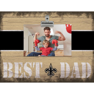 New Orleans Saints 10'' x 10'' Best Dad Clip Frame