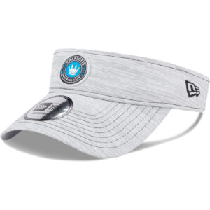 Men's New Era Gray Charlotte FC Adjustable Visor