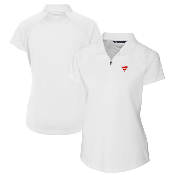 Women's Cutter & Buck White Fanatics Corporate Forge Stretch Polo - Image 5
