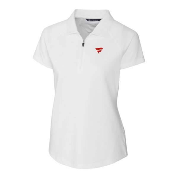 Women's Cutter & Buck White Fanatics Corporate Forge Stretch Polo - Image 6
